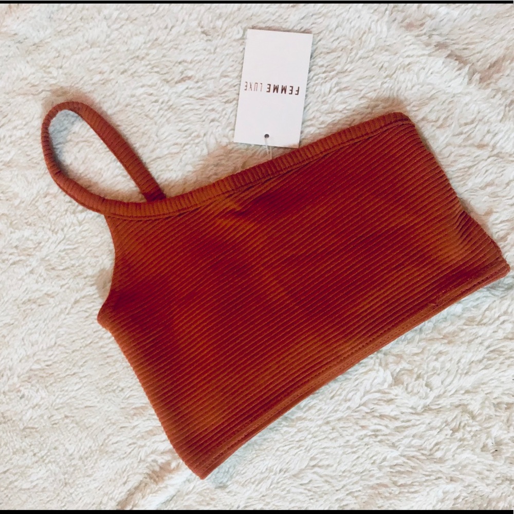 One shoulder Crop Top